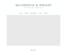 Tablet Screenshot of mccormickandwright.com